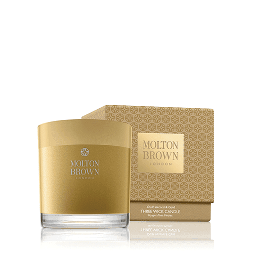 MESMERISING OUDH ACCORD &amp; GOLD CANDELA 3 STOPPINI