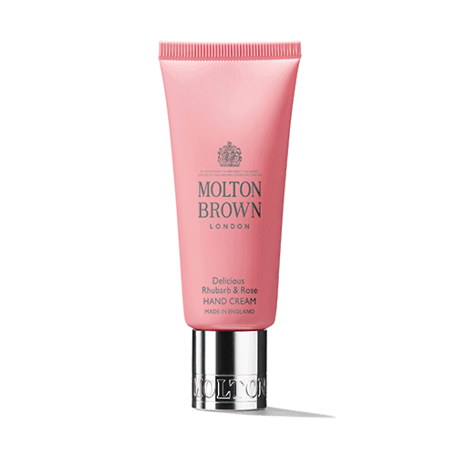 DELICIOUS RHUBARB &amp; ROSE CREMA MANI TRAVEL SIZE