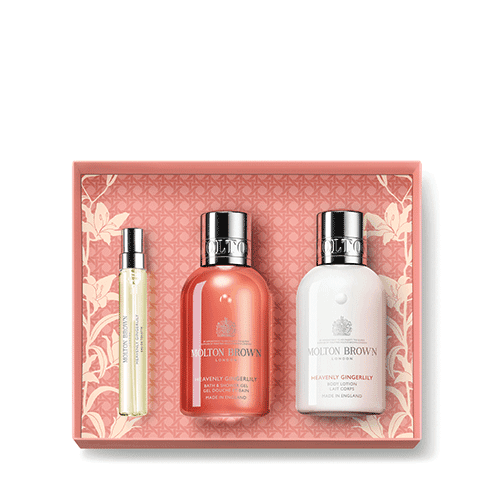 DELICIOUS RHUBARB &amp; ROSE TRAVEL GIFT SET