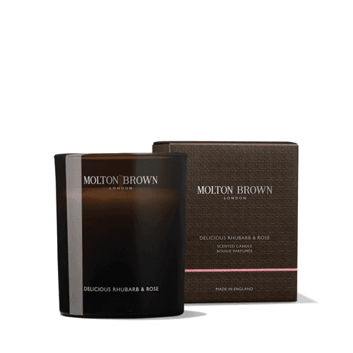 DELICIOUS RHUBARB &amp; ROSE CANDELA 1 STOPPINO