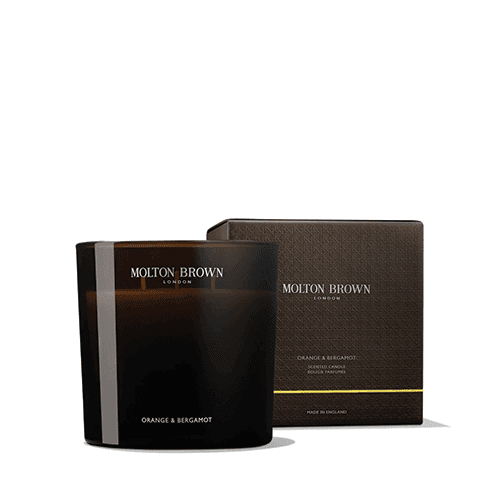 ORANGE &amp; BERGAMOT CANDELA 3 STOPPINI